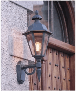 Konstsmide Pallas vegglampe E27 svart