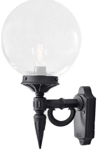 Konstsmide Orion vegglampe E27 svart