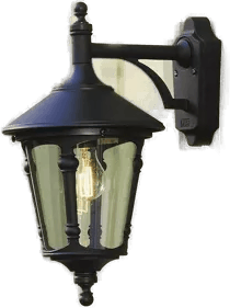 Konstsmide Virgo vegglampe E27 svart