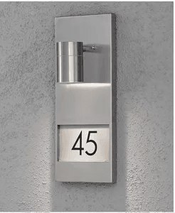 Konstsmide Modena vegglykte 7655-000 Rustfri