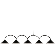 Globen Lighting Curve pendel 5 Sort