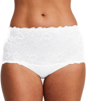Swegmark Lace Maxi Briefs Hvit