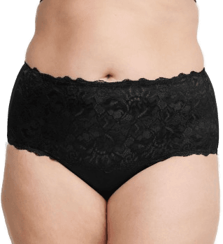 Swegmark Lace Maxi Briefs Svart