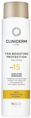 Cliniderm Tan Boost Sunlotion SPF15 150 ml