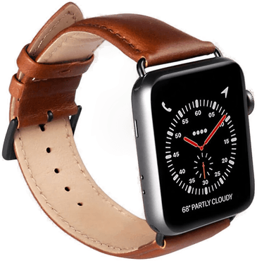 Buffalo Klokkearmbånd Brun Apple Watch 42/44/45mm