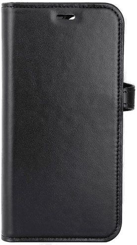 Buffalo MagSeries iPhone 15 lommebokdeksel svart skinn