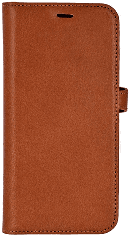 Buffalo 2-i-1 Ekte Skinn Flip Deksel - iPhone 17 - Brun