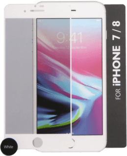 Gear Herdet Glass 3D Hvit iPhone 6/7/8/SE 2/3 gen