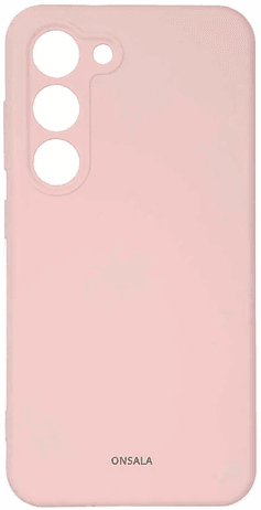 Onsala Silikon Deksel Samsung S23 5G - Chalk Pink