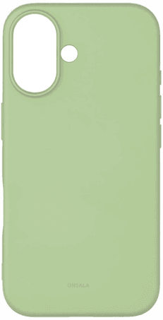 Onsala MagSeries Silikondeksel iPhone 16 - Lime