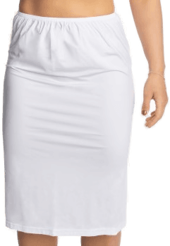 Trofé Slip Skirt Long Hvit