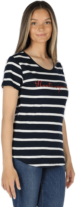 Nautic Xprnc Ocean Stripe Tee W