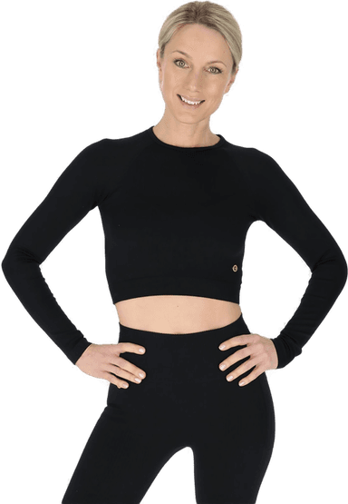 Swedemount Ribbed Seamless Crop Top