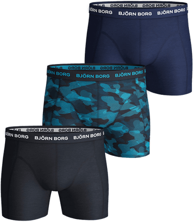 Björn Borg Essential Cotton Stretch Shorts 3-pack