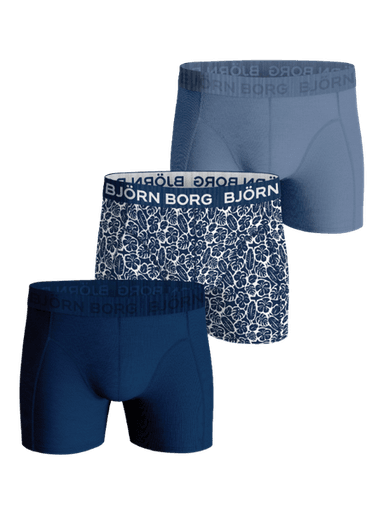 Björn Borg Cotton Stretch Boxer 3P Blå