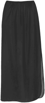 Damella Long Waist Slip 90 cm Svart