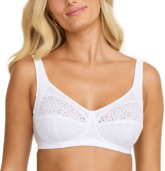 Damella Classic Soft Lace BH Hvit