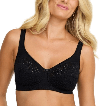 Damella Classic Soft Lace BH Svart