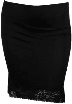 Damella Waist Slip 45 cm Svart