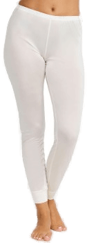 Damella Silk Leggings Elfenben
