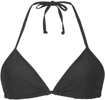Damella Drew Triangle Bikini Top Svart