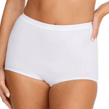 Damella Classic Cotton Maxi Brief Hvit