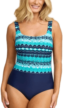 Damella Patricia Badedrakt Blå Mønster