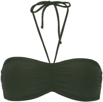 Damella Olivia Padded Bikini Bra Mørkgrønn