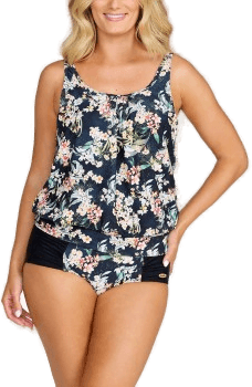 Damella Cate Soft Tankini Top Svart