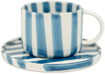 Olsson & Jensen Monica kopp med fat Blå