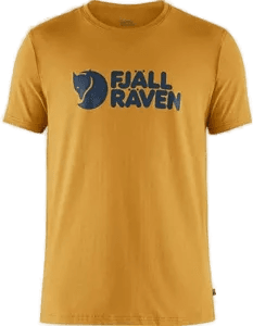 Fjällräven Logo T-shirt Herre Ochre