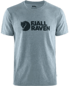 Fjällräven Logo T-shirt Uncle Blue