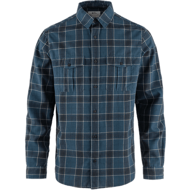 Fjällräven Övik Travel Skjorte Indigo Blue-Dark Navy