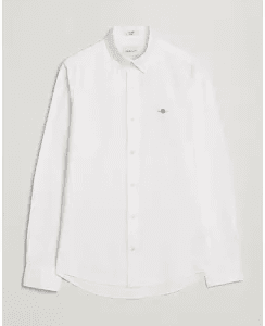 Gant Slim Fit Oxford Shirt White