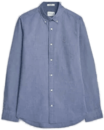 Gant Slim Fit Oxford Shirt Persian Blue