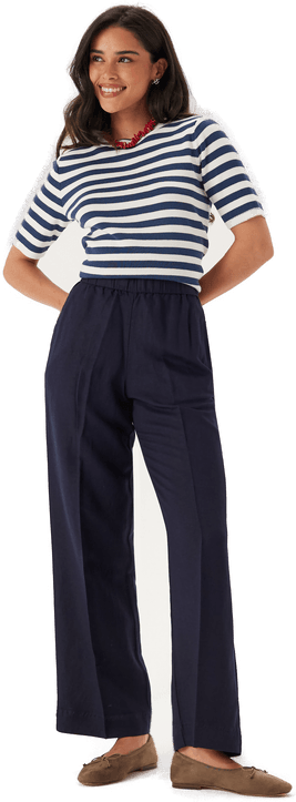 Gant Rel Linen Blend Pull On Pants