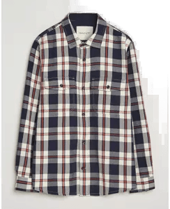 Gant Heavy Twill Checked Overshirt