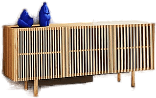 Pastill Fleur skjenk brun