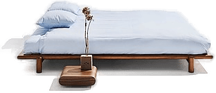 Pastill Julie sengeramme 180 cm furu