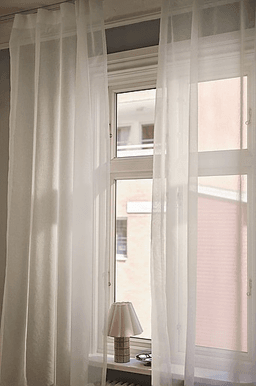 Jotex ALBA voilegardin 2-pakke