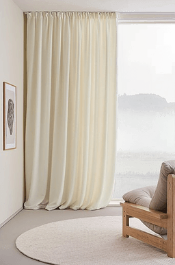 Jotex SANDY bouclégardin ekstra bred