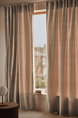 Jotex SAMANTHA fløyelsgardin 2-pakke