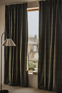 Jotex SAMANTHA fløyelsgardin 2-pakke