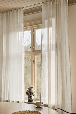 Jotex LINN gardin linmiks 2-pakke