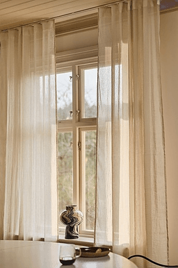 Jotex LINN gardin linmiks 2-pakke