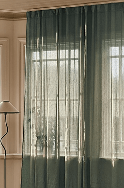 Jotex LINN gardin linmiks ekstra bred