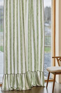 Jotex IRIS gardin med volang