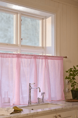 Jotex LINN kafégardin linmiks