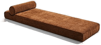 Pastill Julie madrass og pute brun