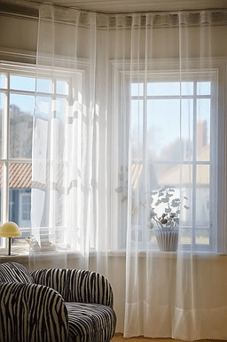 Jotex GULLI nettinggardin ekstra bred